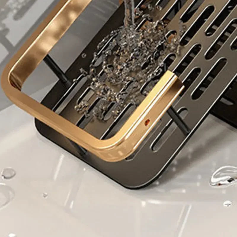 Shower shelf mounting detail
