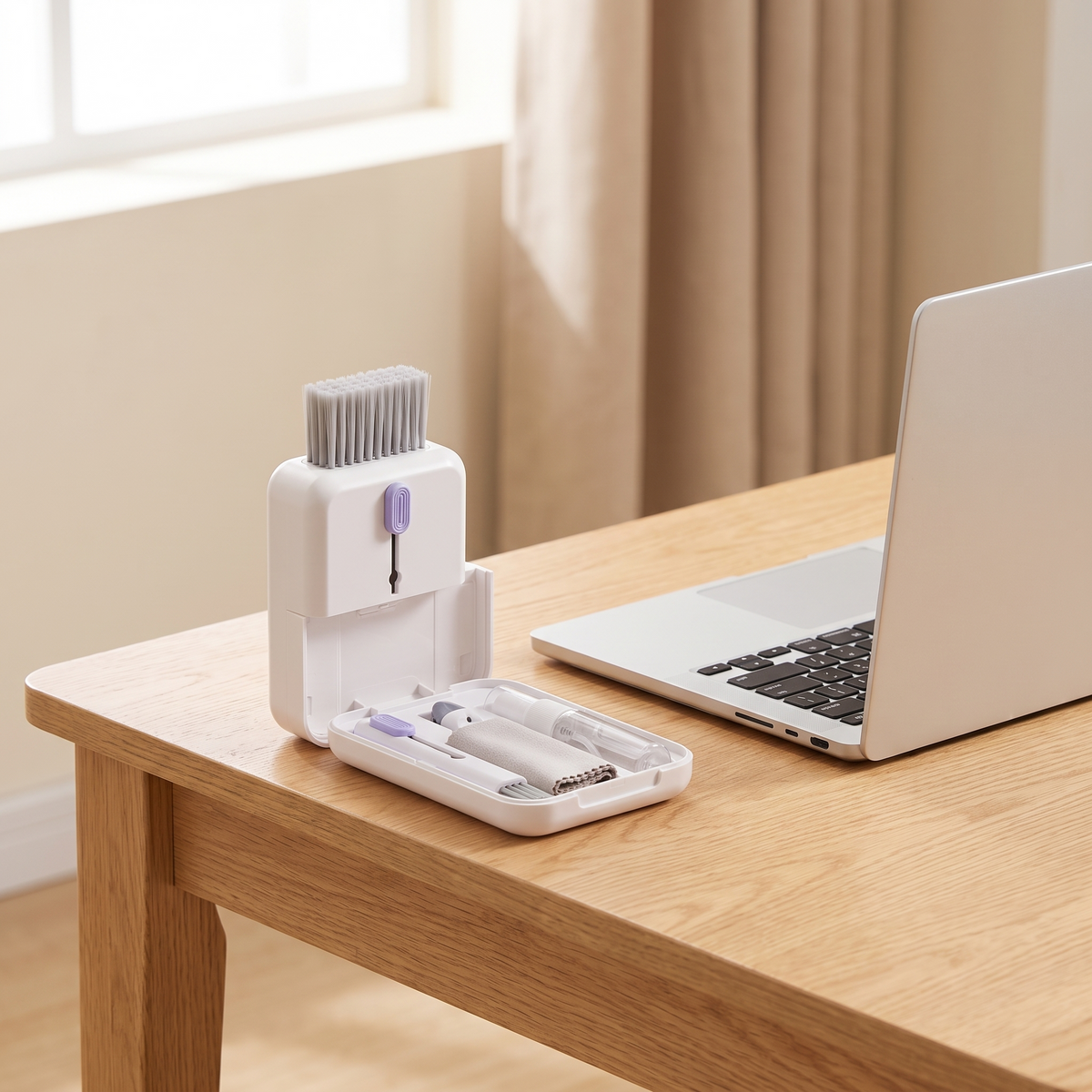 Luniee Tech Cleaning Kit on a desk