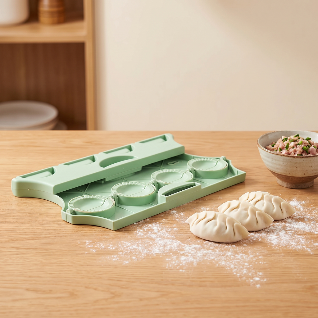 Luniee Dumpling Maker with sealed dumplings